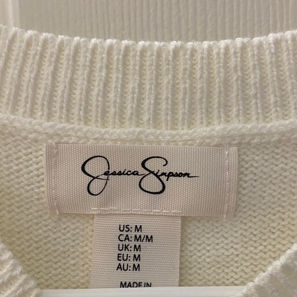 Jessica Simpson Cream Knit Sweater - Picture 3 of 3